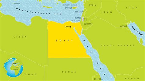 egypt capital city map.
